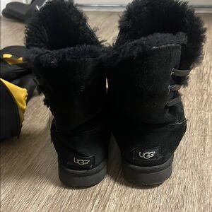 UGG Black Winter Boots with Shearling Lining